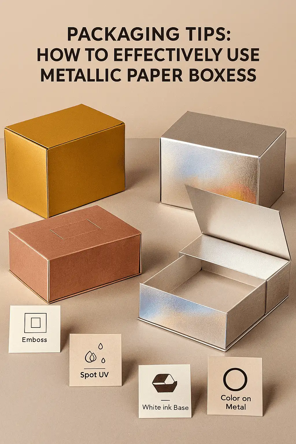 Packaging Tips: How to Effectively Use Metallic Paper Boxes